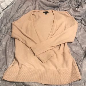 Ann Taylor wrap front sweater